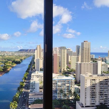 Waikiki Condo High Floor Views Beaches Convention Center Honolulu Bagian luar foto