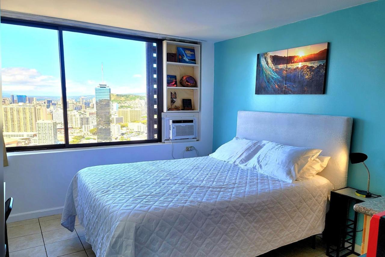 Waikiki Condo High Floor Views Beaches Convention Center Honolulu Bagian luar foto
