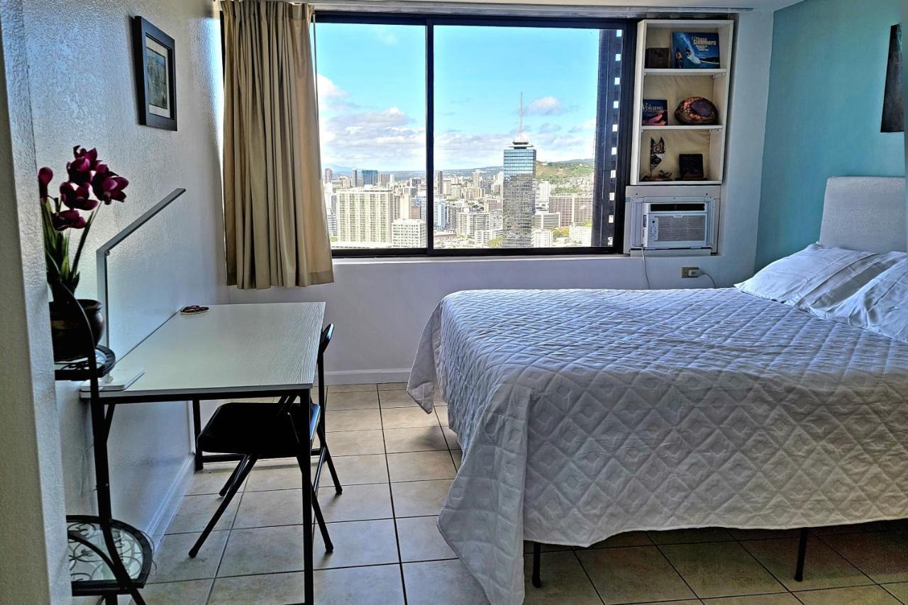 Waikiki Condo High Floor Views Beaches Convention Center Honolulu Bagian luar foto