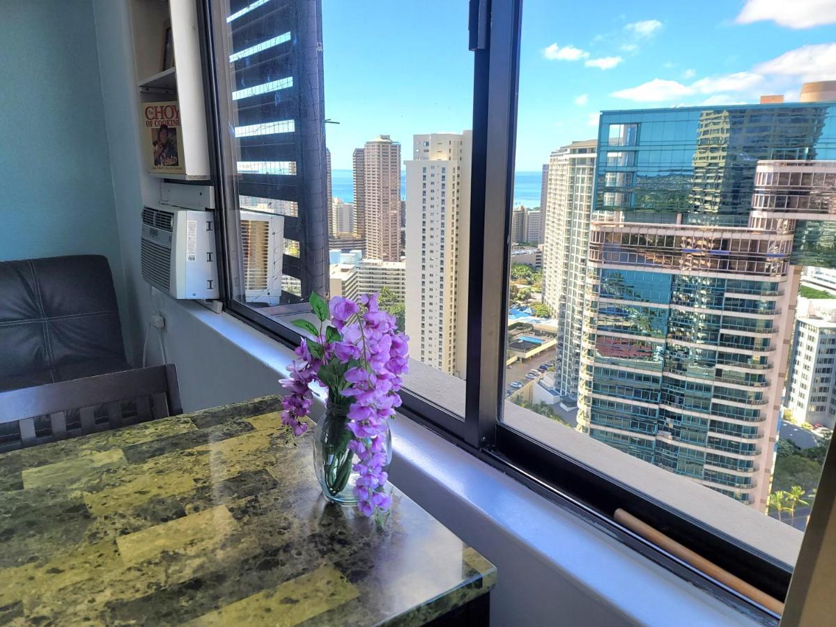 Waikiki Condo High Floor Views Beaches Convention Center Honolulu Bagian luar foto