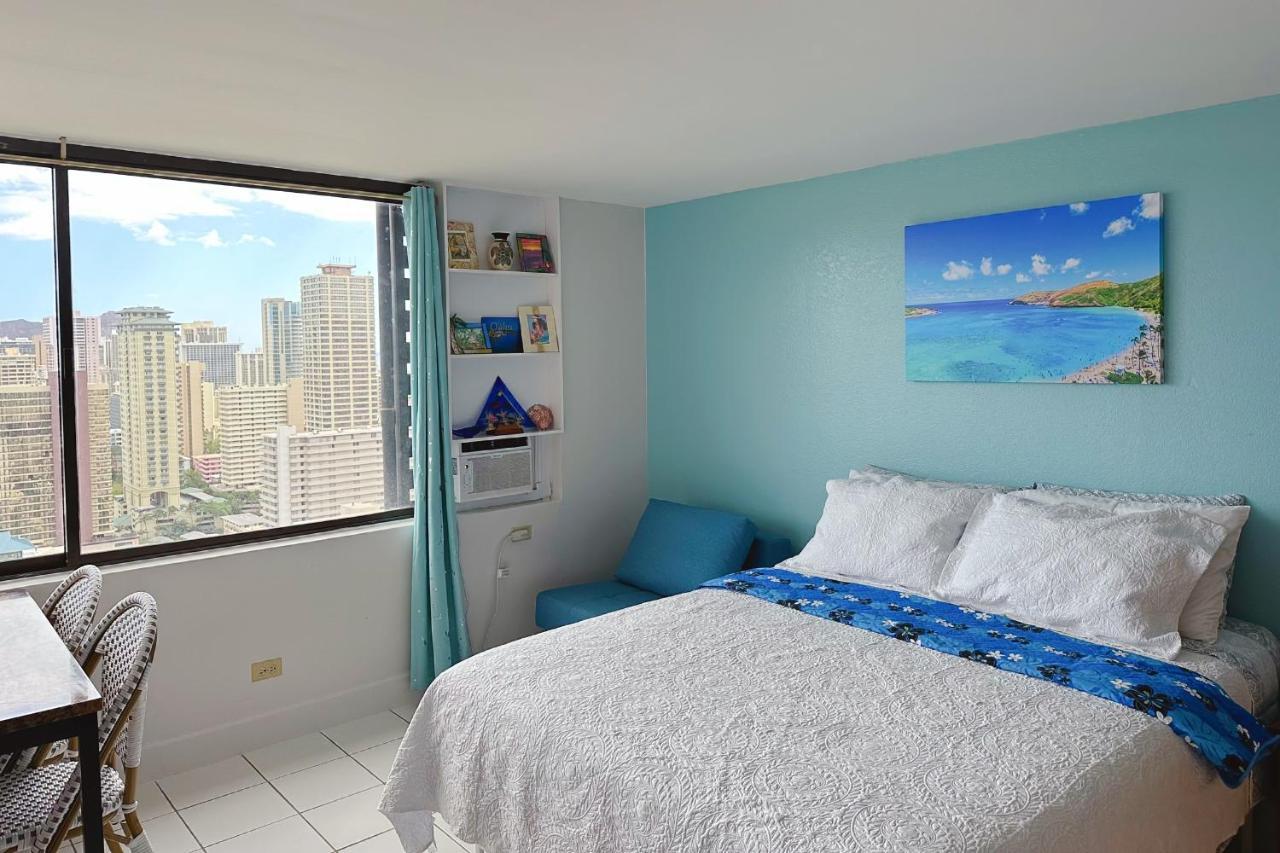 Waikiki Condo High Floor Views Beaches Convention Center Honolulu Bagian luar foto