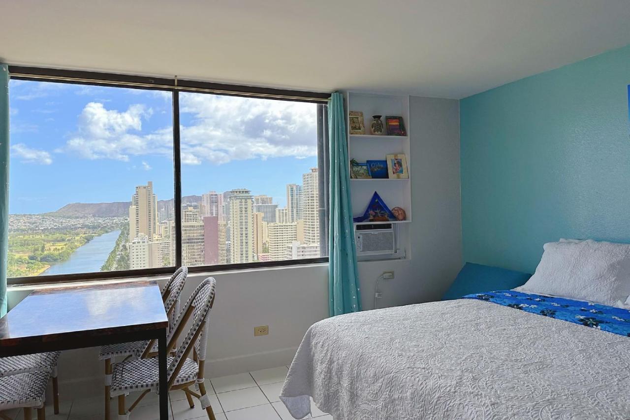 Waikiki Condo High Floor Views Beaches Convention Center Honolulu Bagian luar foto