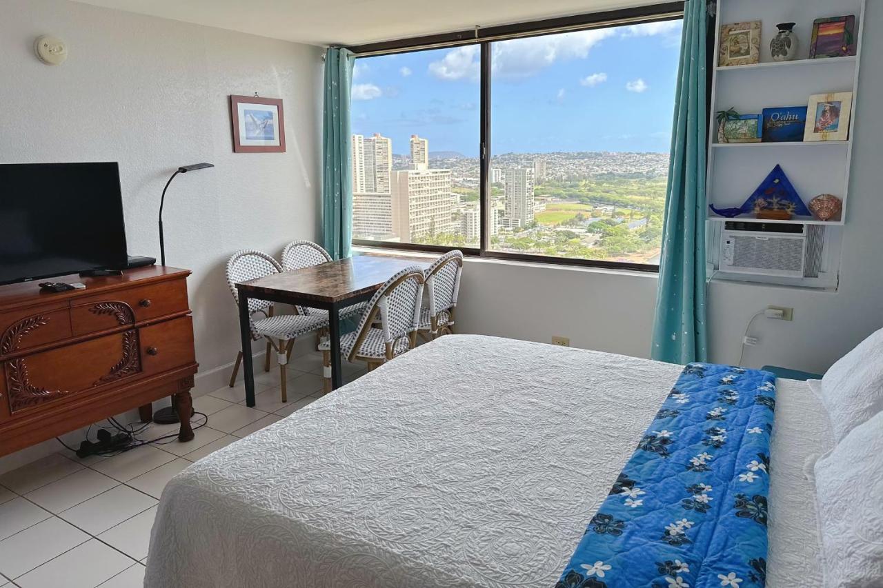 Waikiki Condo High Floor Views Beaches Convention Center Honolulu Bagian luar foto