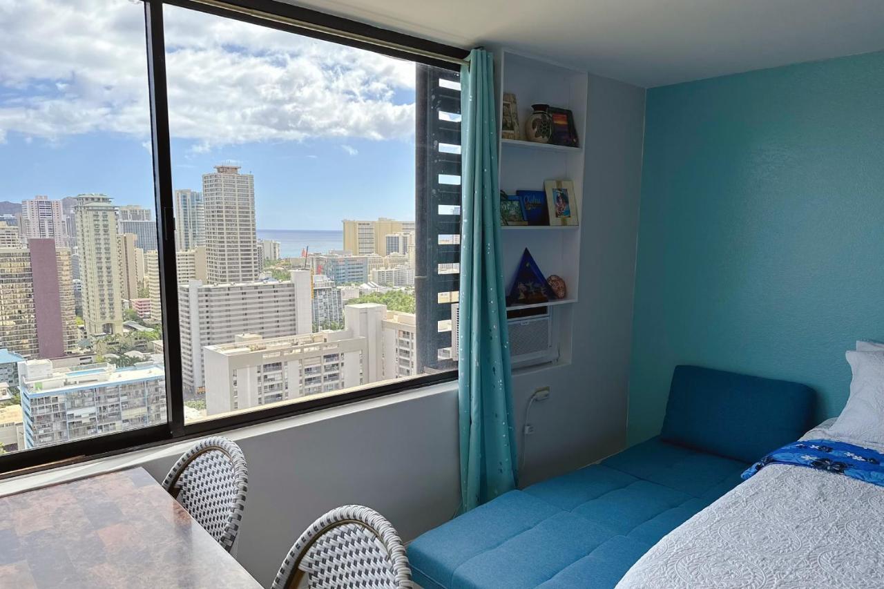 Waikiki Condo High Floor Views Beaches Convention Center Honolulu Bagian luar foto